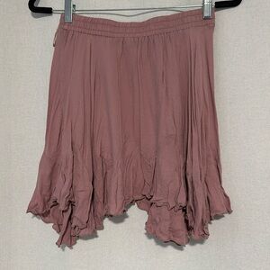 Dusty Rose, pink skirt